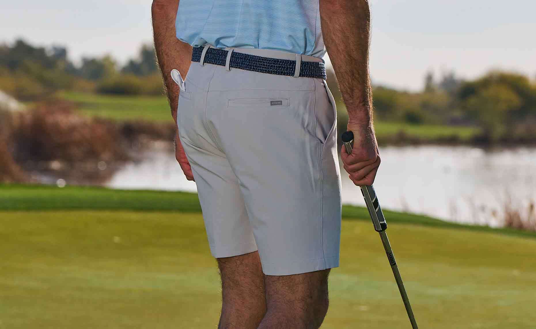Short on Model on Golf Course