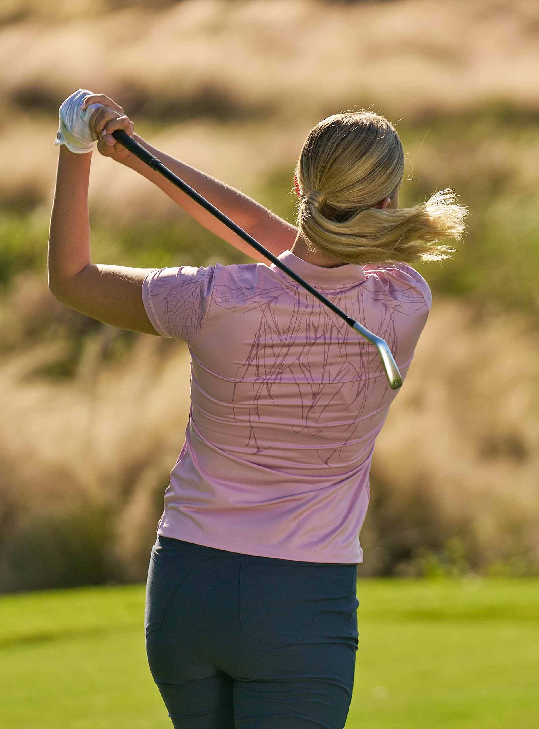 Woman Golf Swing