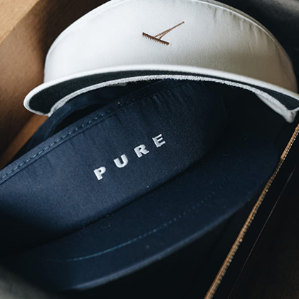 Imperial Headwear visors in a box