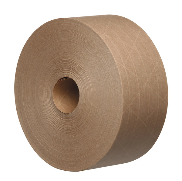 Reinforced Water Activated Paper Tape 70mm x 152m 125gsm GSI (38mm Core)
