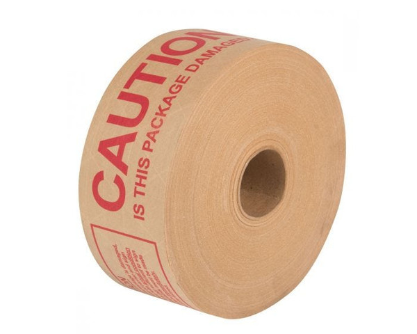 Caution is this package damaged?- Water Activated Tape