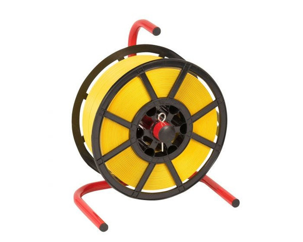Static Dispenser for Strapping on Plastic Reels