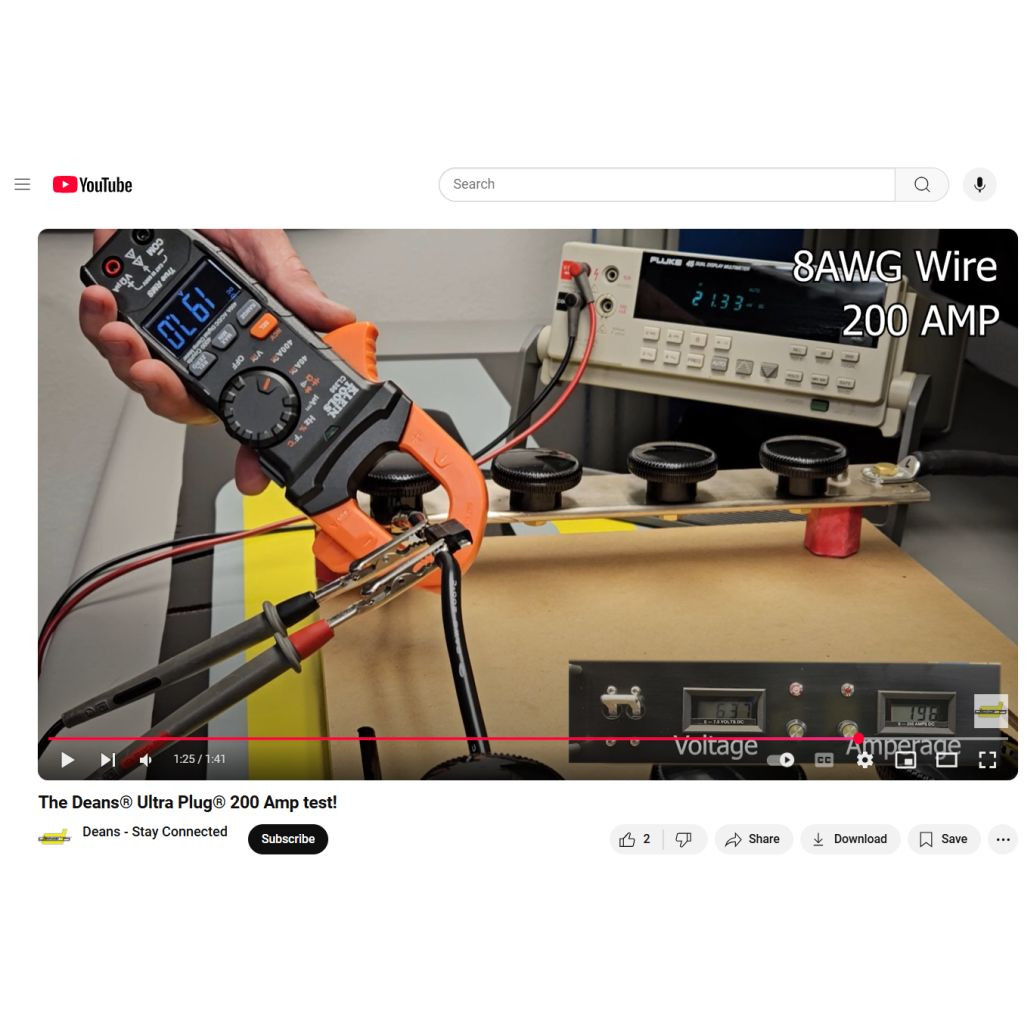 Adaptateur Connecteur Deans Femelle Vers 4mm Mâle – Câble 12AWG 110mm Pour RC
