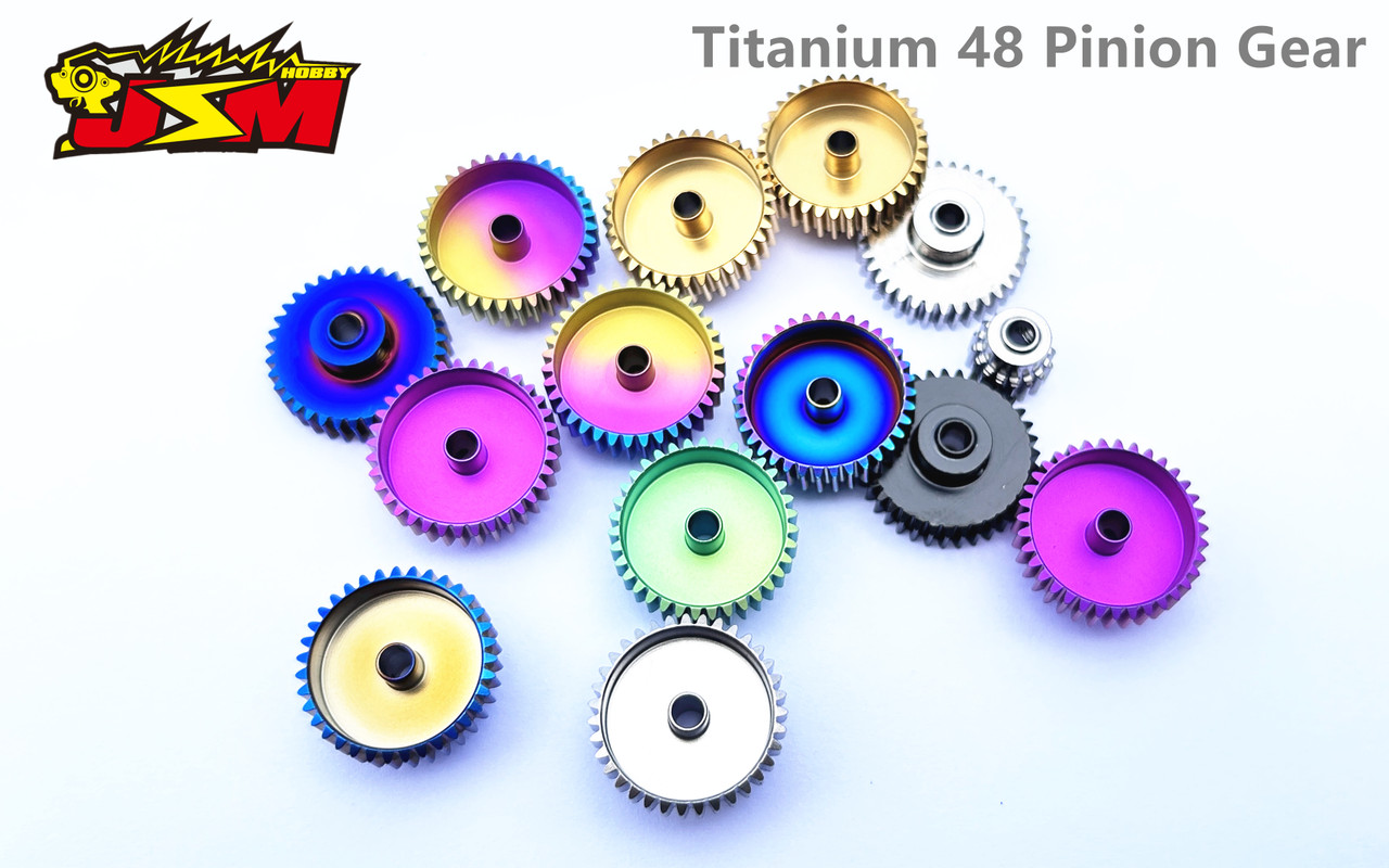48 Pitch Titanium Pinion Gears Pre-Order