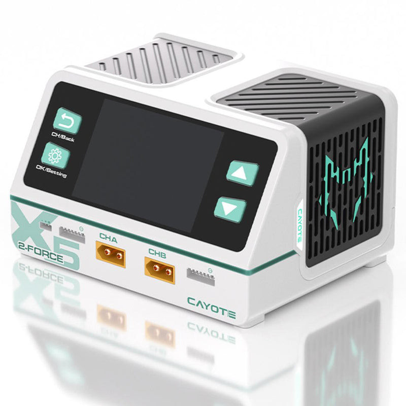 Cayote 2-Force X5 Racing Dual Battery Charger - Donathen RC