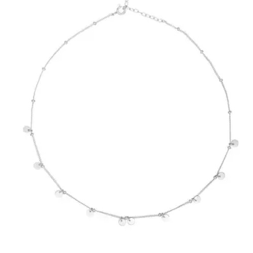 Disc Choker Silver