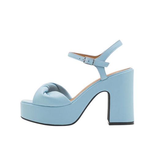 Twisty Chunky Sandal Blue