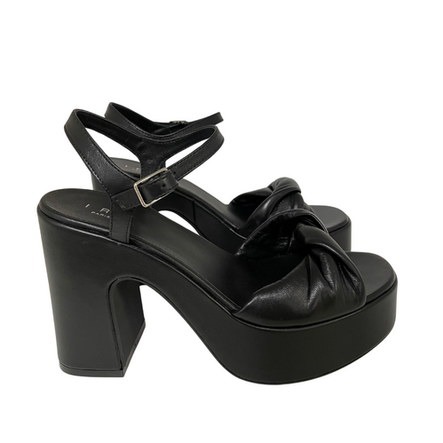 Twisty Chunky Sandal Black 