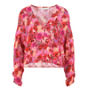 Oralia Top Pink Red 40% Off