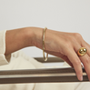 Small Plain Gold Bangle