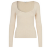 Solia Knit V-Neck French Oak