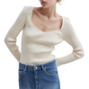 Solia Knit V-Neck French Oak