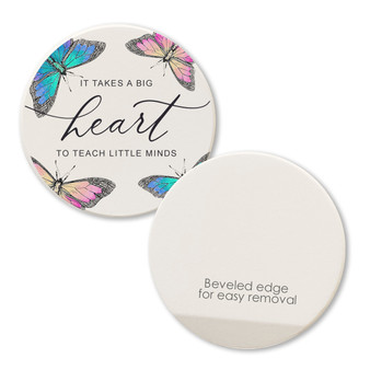 front and back of car coaster