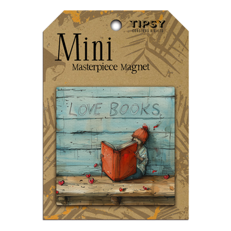 Love Books Mini Masterpiece Magnet