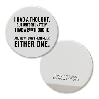 front and back of car coaster