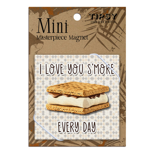 I Love You S'more Every Day Mini Masterpiece Magnet