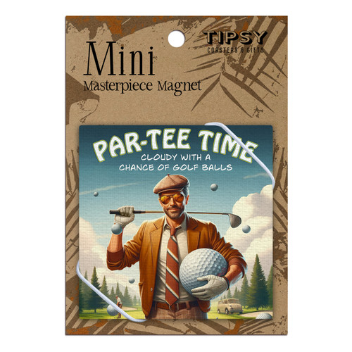 Par-Tee Time Mini Masterpiece Magnet