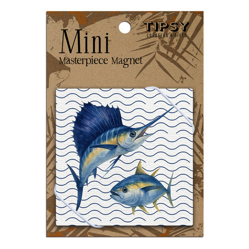 Nautical Fish Mini Masterpiece Magnet