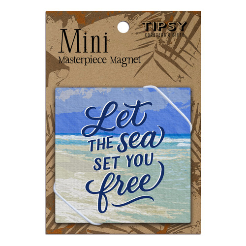 Nautical Let The Sea Set You Free Masterpiece Magnet