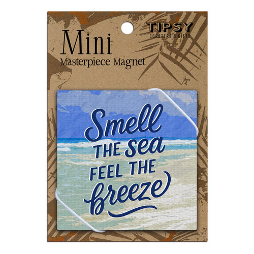 Nautical Smell The Sea Feel The Breeze Masterpiece Magnet
