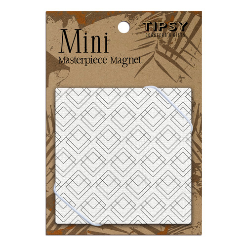 Floral Large Diamond Pattern Masterpiece Magnet