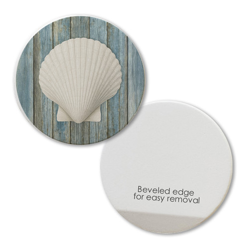 Coastal Scallop Shell Car Coaster