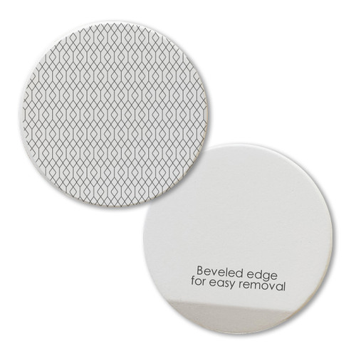 Floral Small Diamond Pattern Car Coaster