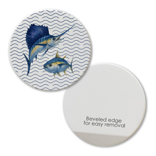 Nautical Fish Car Coaster