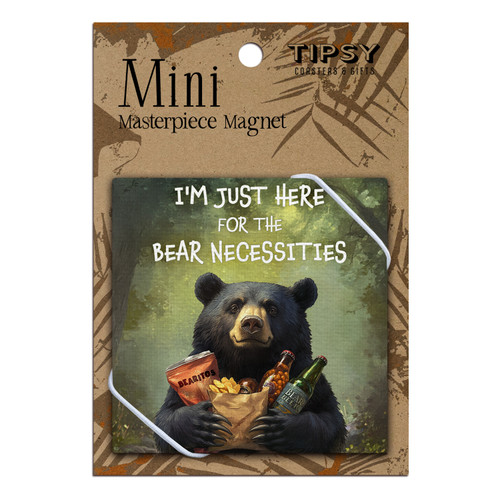 Mountain Bear Necessities Masterpiece Magnet