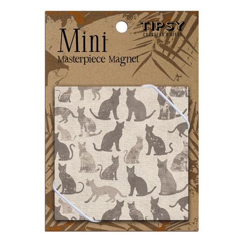 Pets Cats Gray Masterpiece Magnet