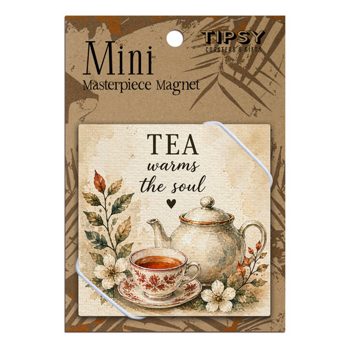 Tea Warms the Soul Masterpiece Magnet