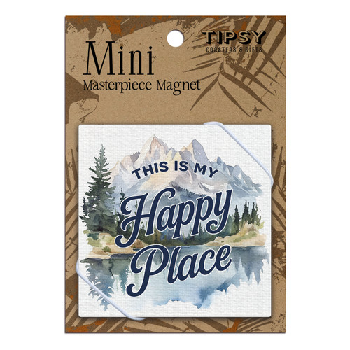 Mountain Happy Place Masterpiece Magnet