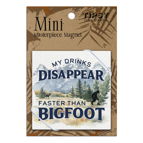 Mountain My Drinks Disappear Masterpiece Magnet