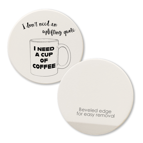Uplifting Coffee Car Coaster / Magnet