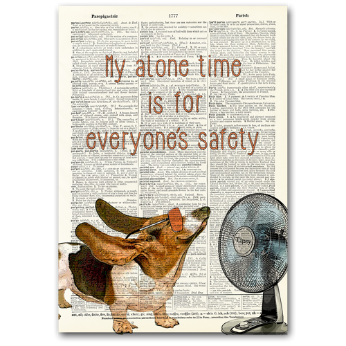 My Alone Time Dictionary Art Print