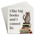 Paper coaster printed with I like big books and I cannot lie