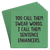 Paper coaster printed with You call them swear words