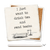 Ceramic coaster showing detail of I just like to drink tea and read books saying
