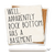 Ceramic coaster showing detail of well, apparently rock bottom has a basement