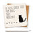 Ceramic coaster showing detail of If cats could text you back - they wouldn't.