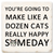 Coaster made of absorbent ceramic & cork back printed with You're going to make like a dozen cats really happy some day