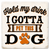 Economy coaster made of absorbent ceramic & cork back printed with Hold My Drink I Gotta Pet This Dog Economy coaster