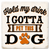 Coaster made of absorbent ceramic & cork back printed with Hold My Drink I Gotta Pet This Dog