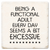 Coaster made of absorbent ceramic & cork back printed with Being a Functional Adult Every Day