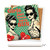 Ceramic coaster showing detail of Girls Just Want To Have Sun Ceramic coaster