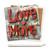 Ceramic coaster showing detail of Love More Ceramic coaster