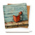 Ceramic coaster showing detail of Love Books Ceramic coaster
