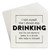 Paper coaster printed with I Told Myself That I Should Stop Drinking