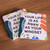 Your Life is as Happy as Your Mindset paper coaster packs