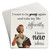 Paper coaster printed with I Want to Be Young Again